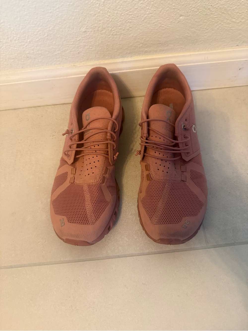 On Running Women's Athletic Shoes in Terracotta Pink - Picture 2 of 3